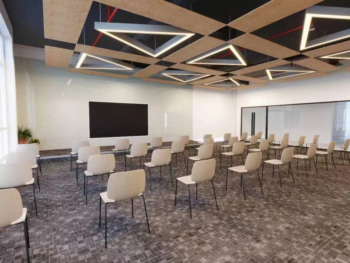 Pendant led extrusion aluminum profile use in conference room.jpg