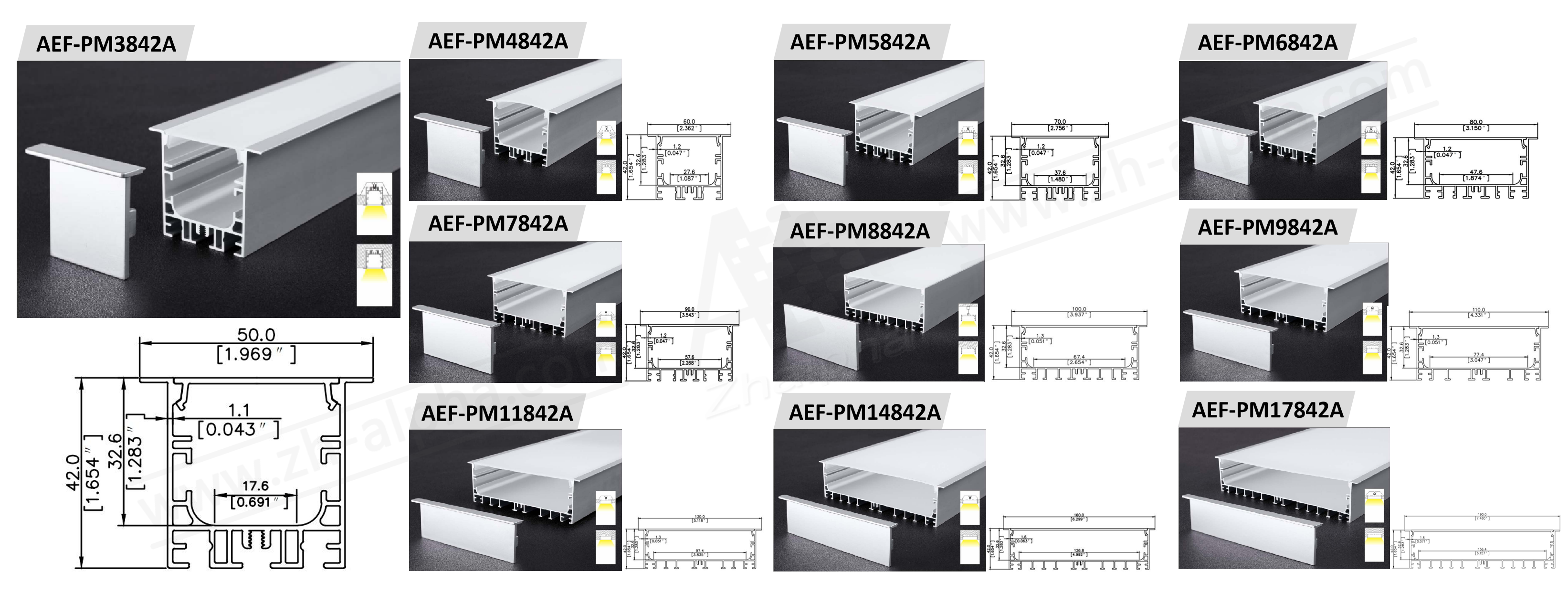 Recessed Embeded architectural lighting led extrusion aluminum profile channel for led strip light.png