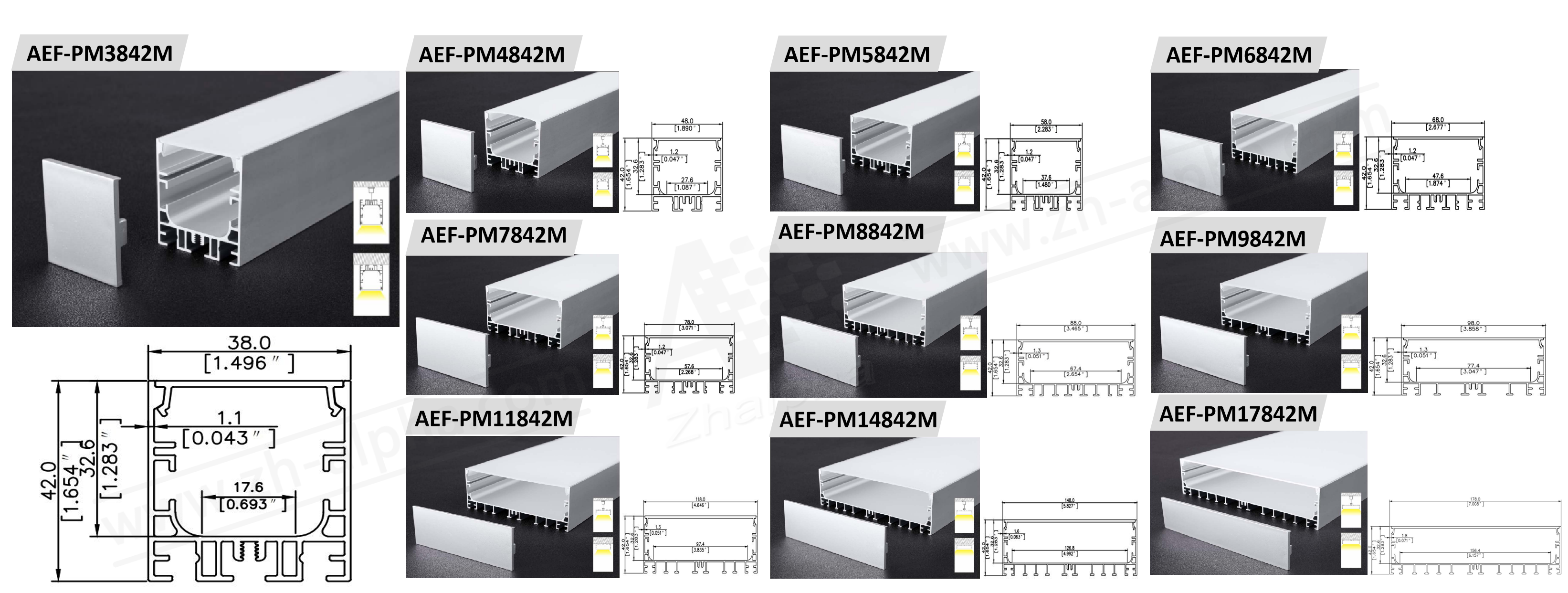 Pendant Suspension Surface mounted architectural lighting led extrusion aluminum profile channel for led strip light (3)(1).png